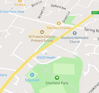 map for Subway, Heath Service Station