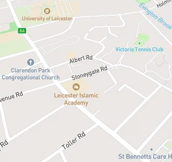 map for Leicester Islamic Academy