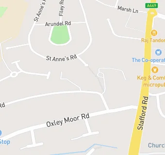 map for Probert Road Surgery