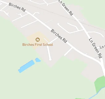 map for Birches First School