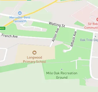 map for Longwood Primary School