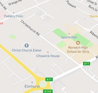 map for Chiswick House