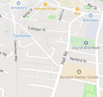 map for Lakenham Surgery