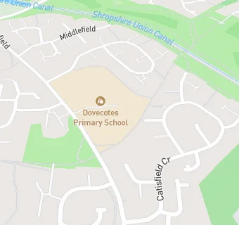 map for Dovecotes Junior School