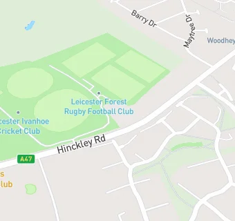 map for Leicester Forest RFC