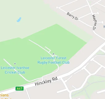 map for Leicester Forest East Tennis Club