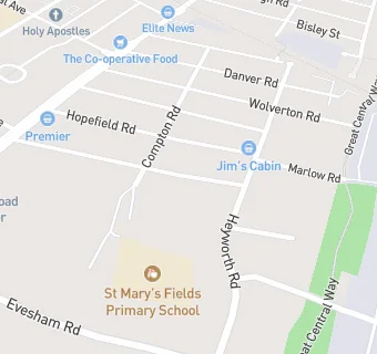 map for PlayFit St Marys Breakfast And Afterschool Club