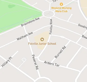 map for Folville Junior School