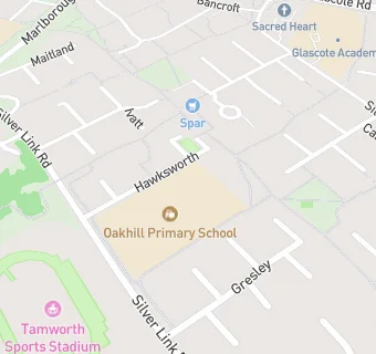 map for Oakhill Primary School