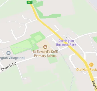 map for Dorrington CofE (Aided) Primary School