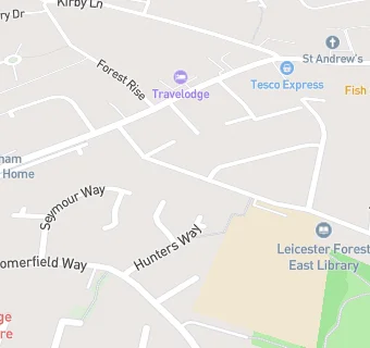 map for Stafford Leys Primary School