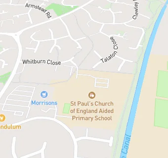 map for Priory Green Primary School