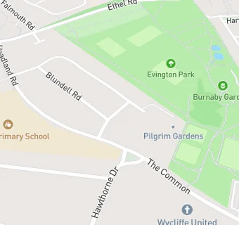 map for Pilgrim Homes (Evington House And Pilgrim Gardens)