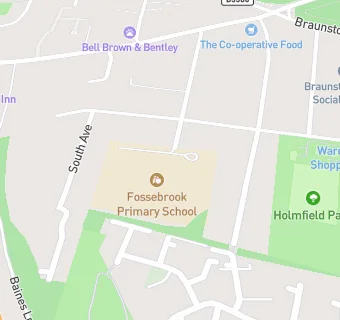 map for Fossebrook Primary School