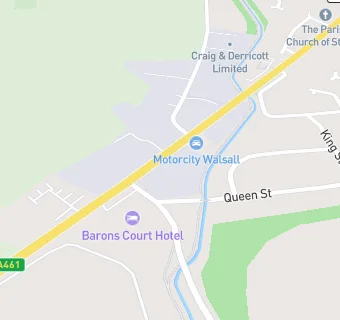 map for Barons Court Hotel