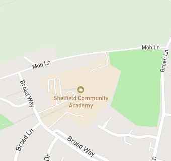 map for Shelfield Sports and Community College