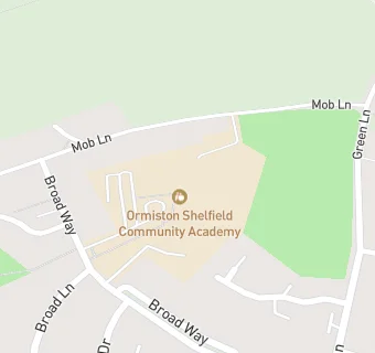 map for Ormiston Shelfield Community Academy