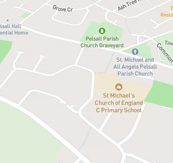 map for St Michaels JMI