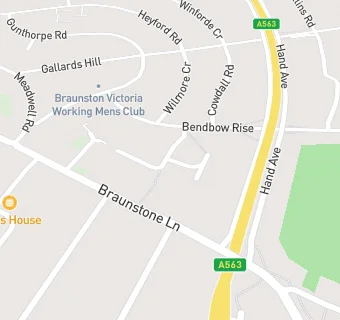 map for Bendbow Rise Infant School