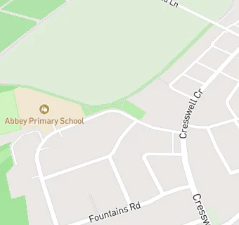 map for Abbey Primary School