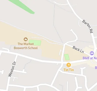 map for The Market Bosworth School