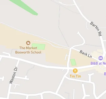 map for The Market Bosworth School