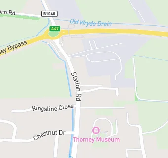 map for Thorney Ex-Servicemens Club