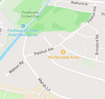 map for Harrowby Arms