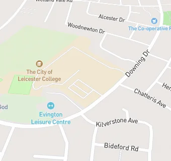 map for The City of Leicester College