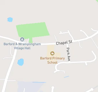 map for Barford Primary School