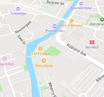 map for Wagamama