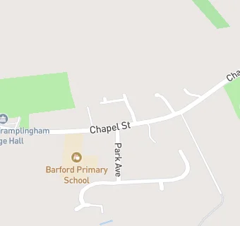 map for Barford Primary School