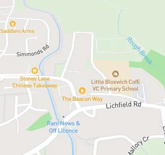 map for The Beacon Way