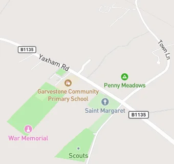 map for Edwards & Blake at Garvestone Primary School