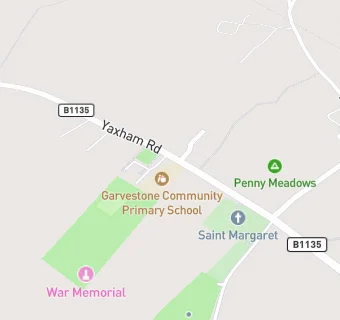 map for Garvestone Community Primary School