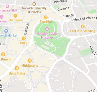 map for Superbowl UK Norwich