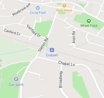 map for The Codsall Station