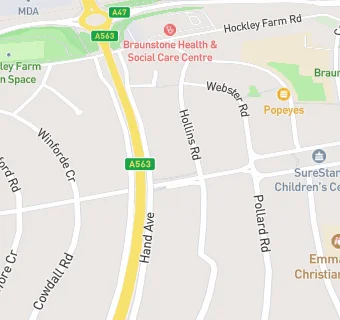 map for Braunstone Foodshare