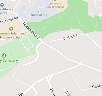 map for Lionwood Infant and Nursery School