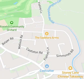 map for Saddlers Arms