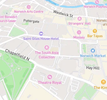 map for Sir Isaac Newton Sixth Form Free School