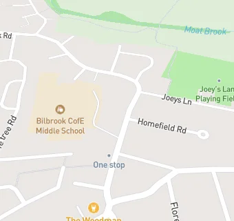 map for Lane Green Primary School