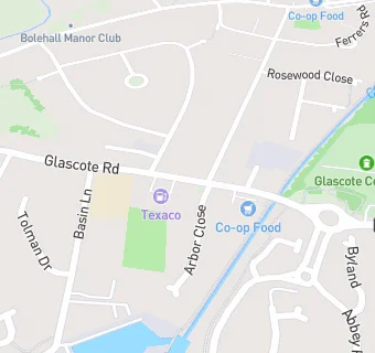 map for Glascote Fryer