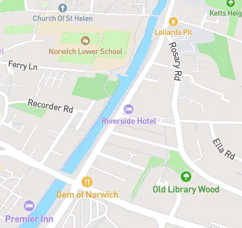 map for Riverside Hotel