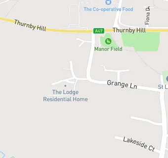 map for The Lodge Residential Home