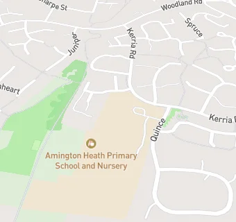 map for Amington Heath Primary School and Nursery