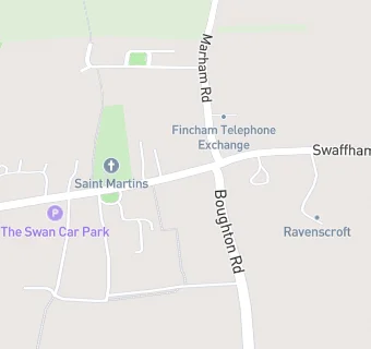 map for Fincham Voluntary Controlled Primary School
