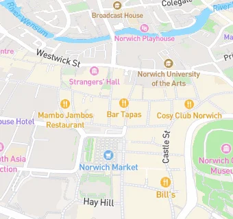 map for Simply Beauty Norwich