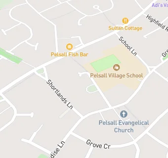 map for 1st Pelsall Scout Group-11th Walsall