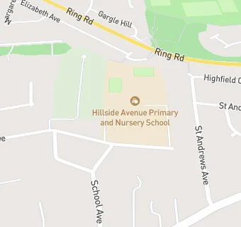 map for Hillside Avenue Primary and Nursery School, Thorpe